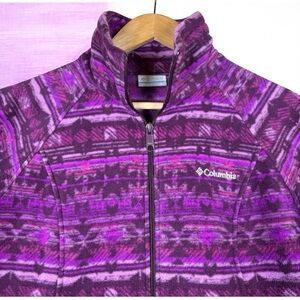 Columbia Aztec Patterned Fleece Jacket